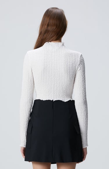  Network Kadın N-Tech Kırık Beyaz Bluz