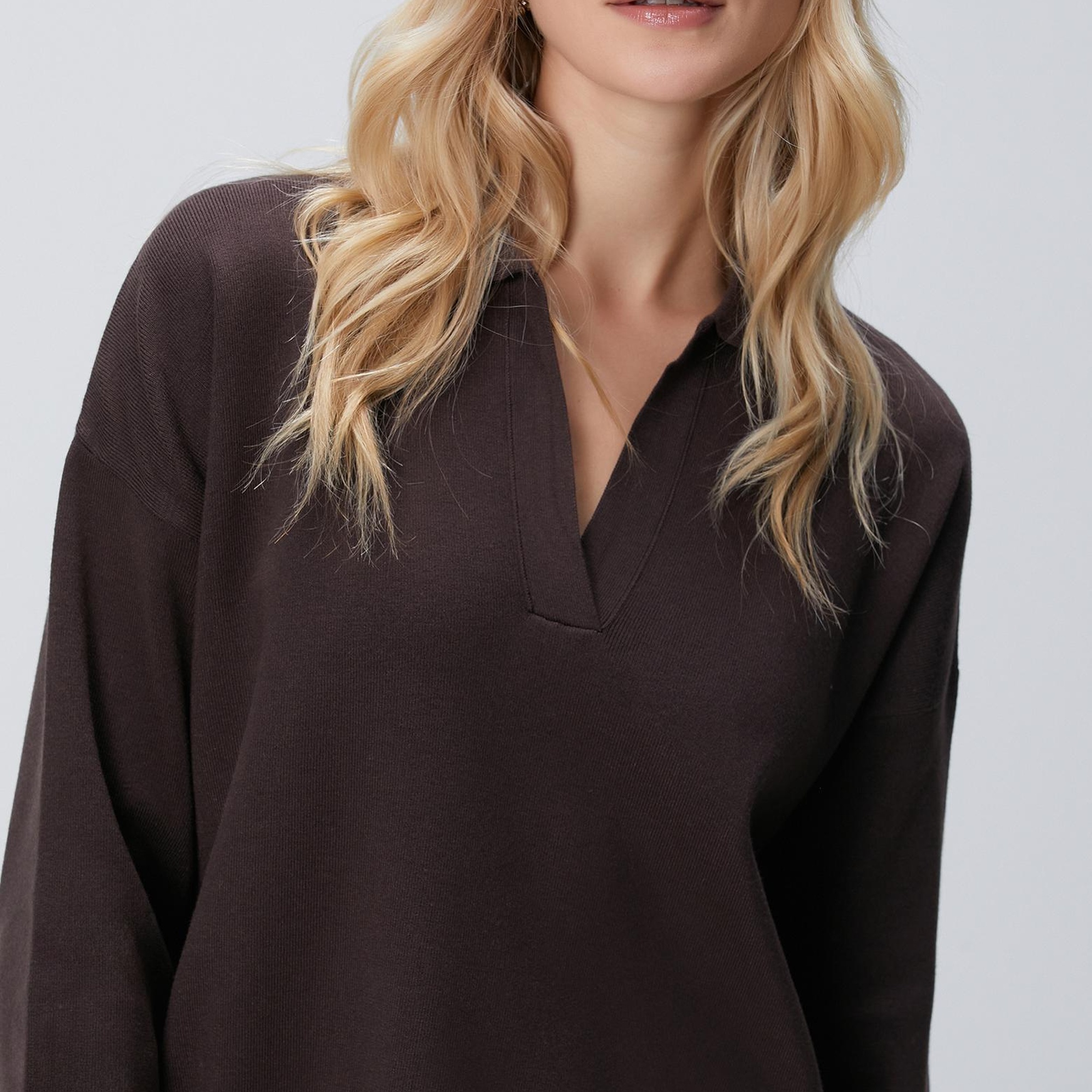 Network Kadın Acı Kahve Kazak