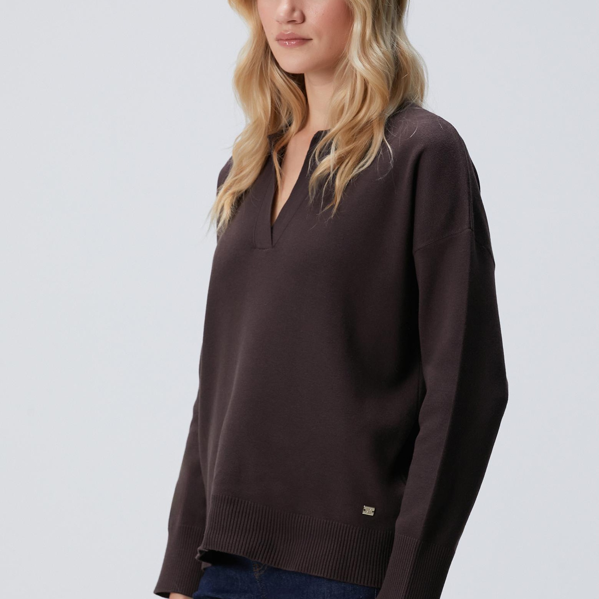 Network Kadın Acı Kahve Kazak