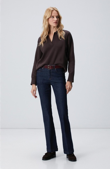  Network Kadın Acı Kahve Kazak