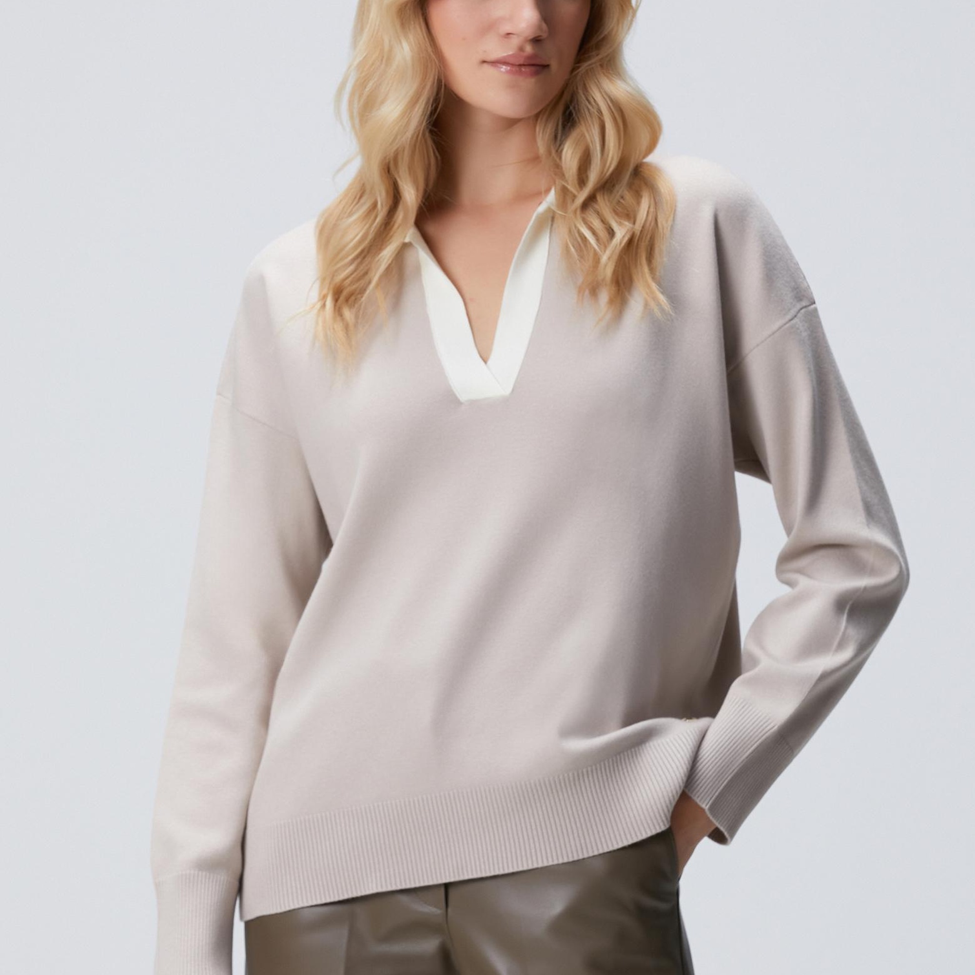 Network Kadın Bej Melanj Kazak