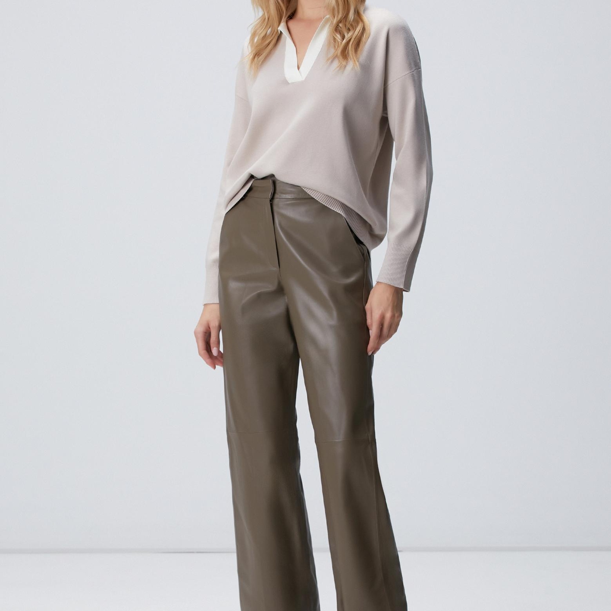 Network Kadın Bej Melanj Kazak