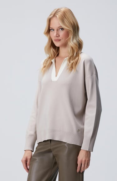  Network Kadın Bej Melanj Kazak