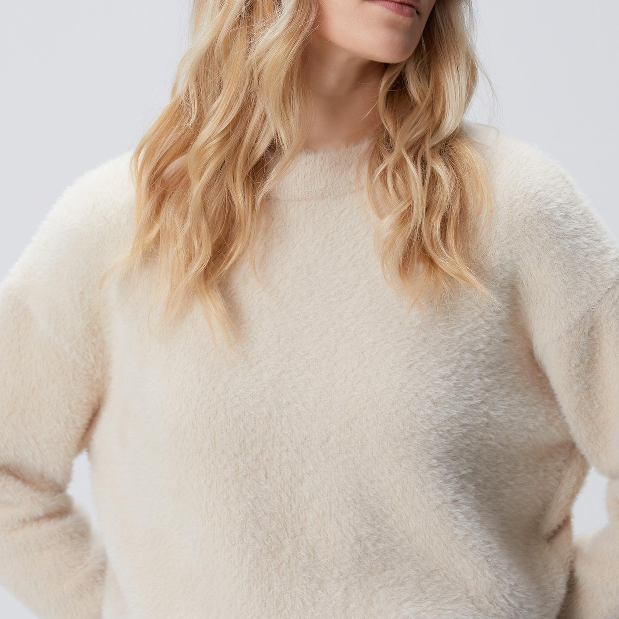 Network Kadın Bej Triko Kazak