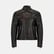 DESA Erkek Siyah Vintage Deri Biker Ceket