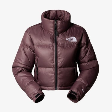  The North Face 1996 Retro Nuptse Kısa Kadın Bordo Mont