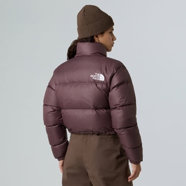  The North Face 1996 Retro Nuptse Kısa Kadın Bordo Mont