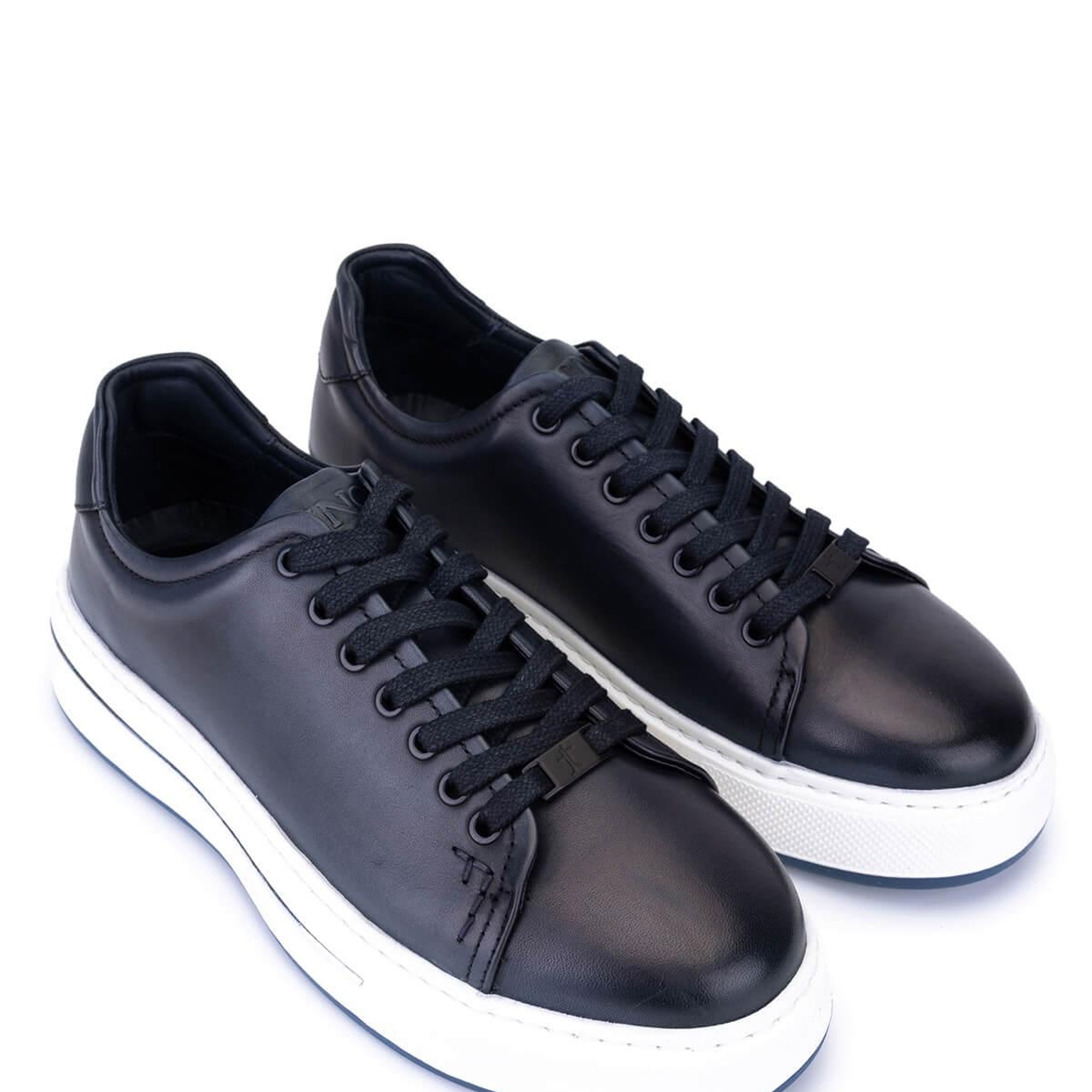 Tamer Tanca Erkek Hakiki Deri Lacivert Sneakers & Spor Ayakkabı