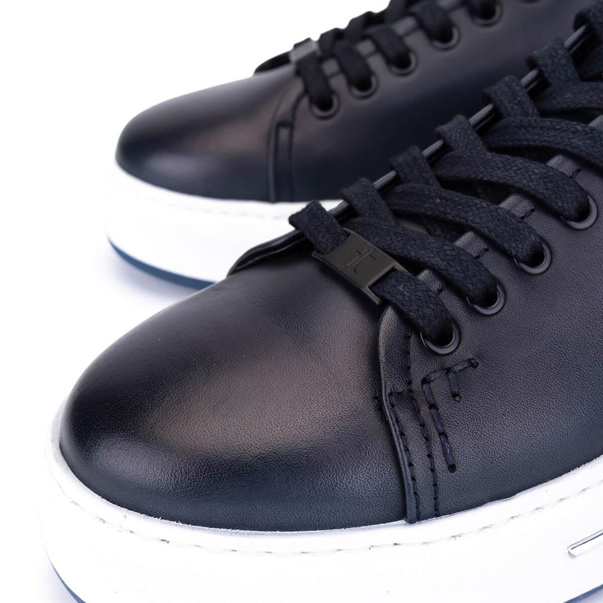 Tamer Tanca Erkek Hakiki Deri Lacivert Sneakers & Spor Ayakkabı