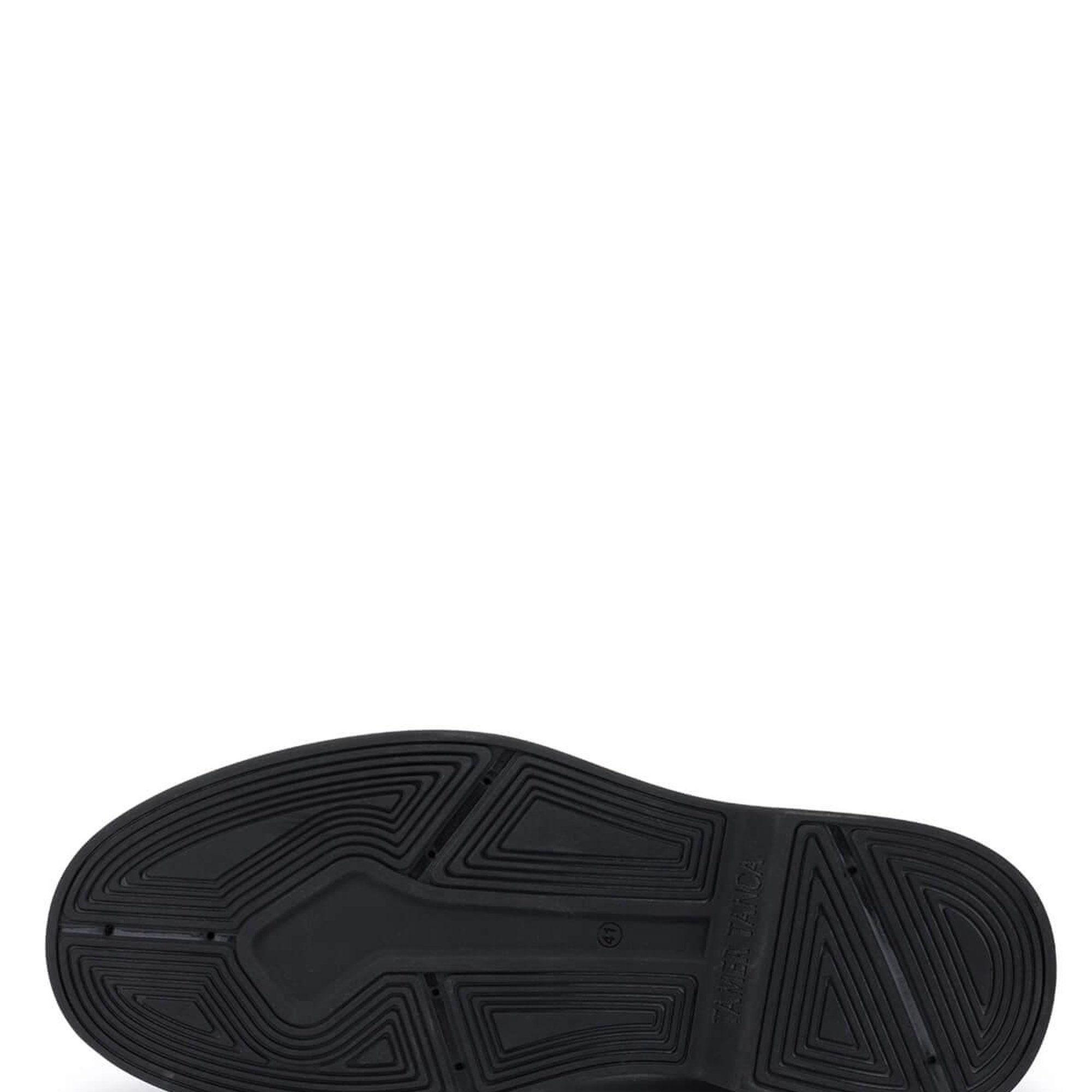 Tamer Tanca Erkek Hakiki Deri Siyah Floter Casual Ayakkabı