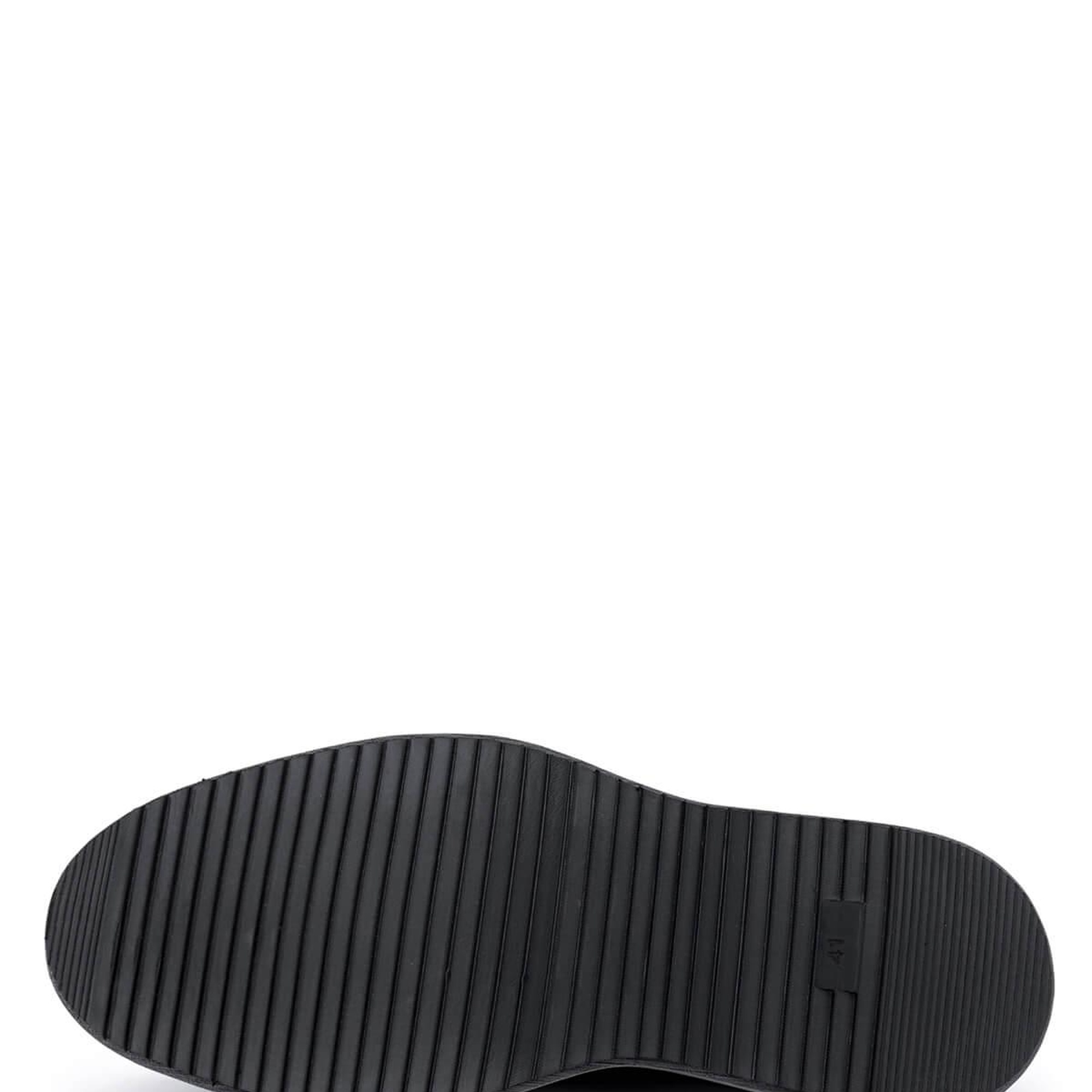 Tamer Tanca Erkek Hakiki Deri Siyah Casual Ayakkabı