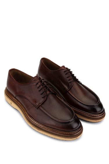  Tamer Tanca Erkek Hakiki Deri Taba Casual Ayakkabı