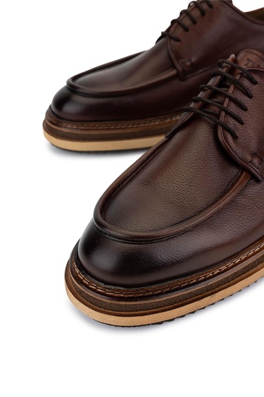  Tamer Tanca Erkek Hakiki Deri Taba Casual Ayakkabı