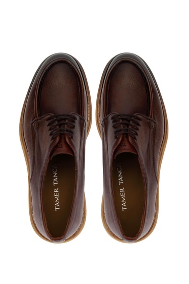  Tamer Tanca Erkek Hakiki Deri Taba Casual Ayakkabı