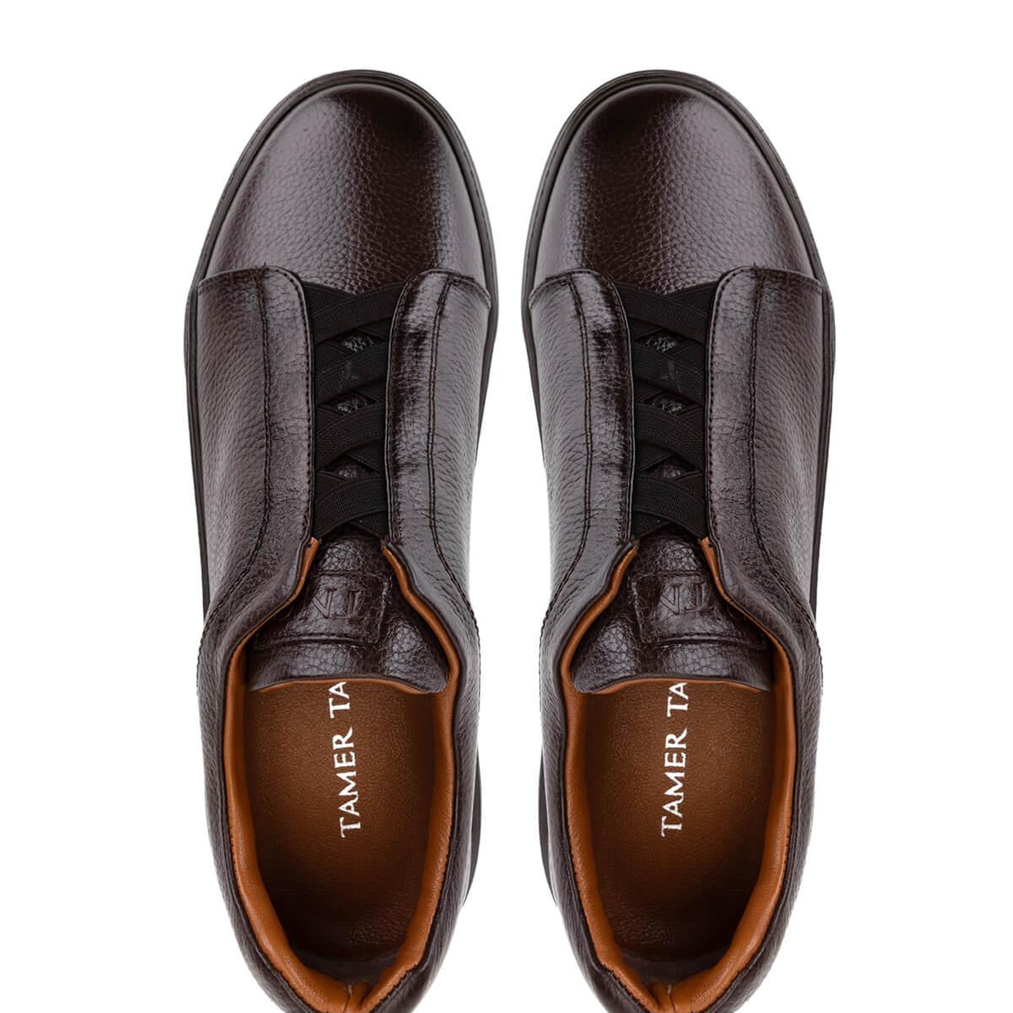 Tamer Tanca Erkek Hakiki Deri Kahverengi Sneakers & Spor Ayakkabı