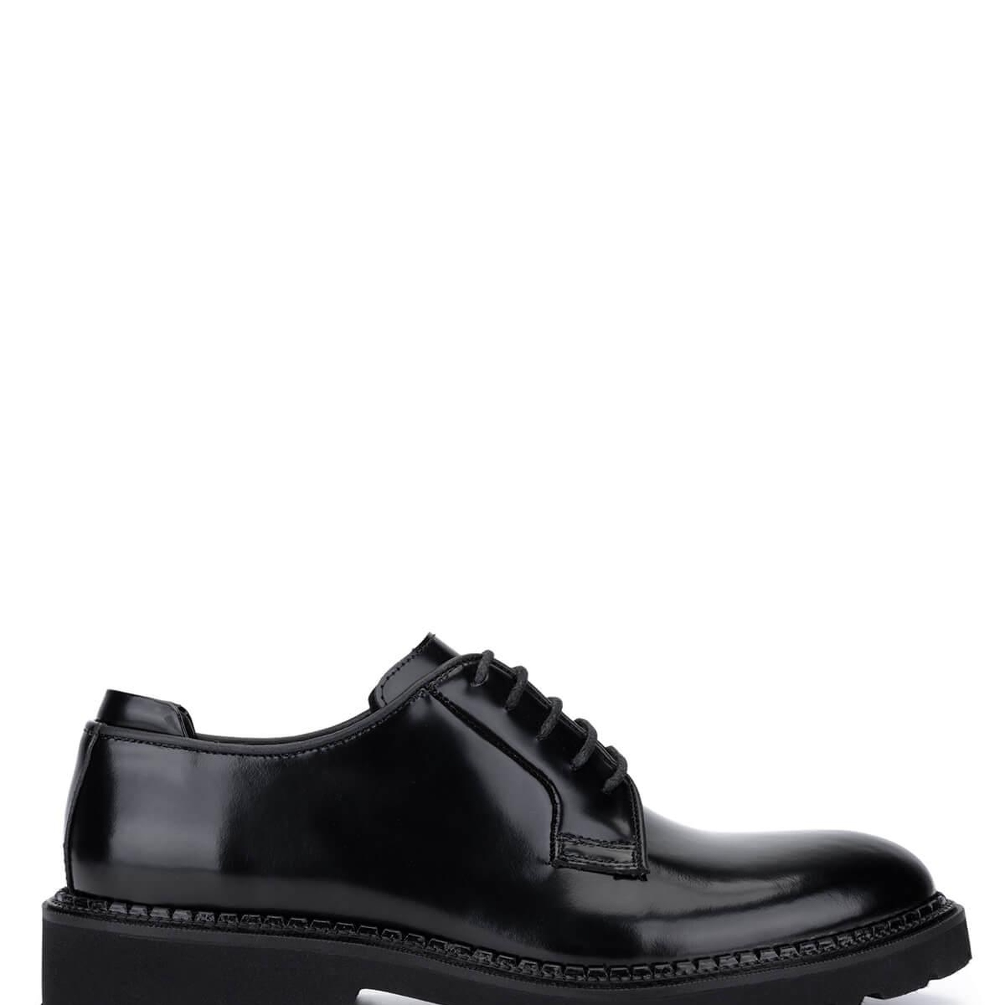 Tamer Tanca Erkek Hakiki Deri Siyah Mat Klasik Ayakkabı