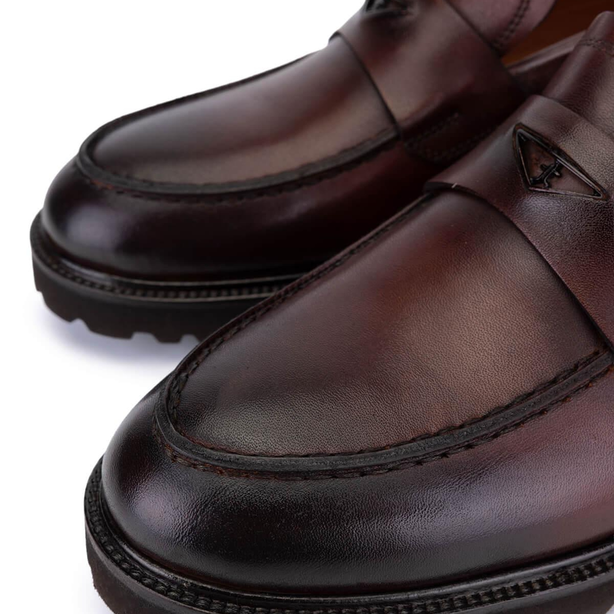 Tamer Tanca Erkek Hakiki Deri Taba Loafer Ayakkabı