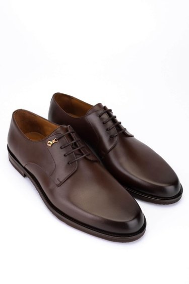  Tamer Tanca Erkek Hakiki Deri Kahverengi Casual Ayakkabı