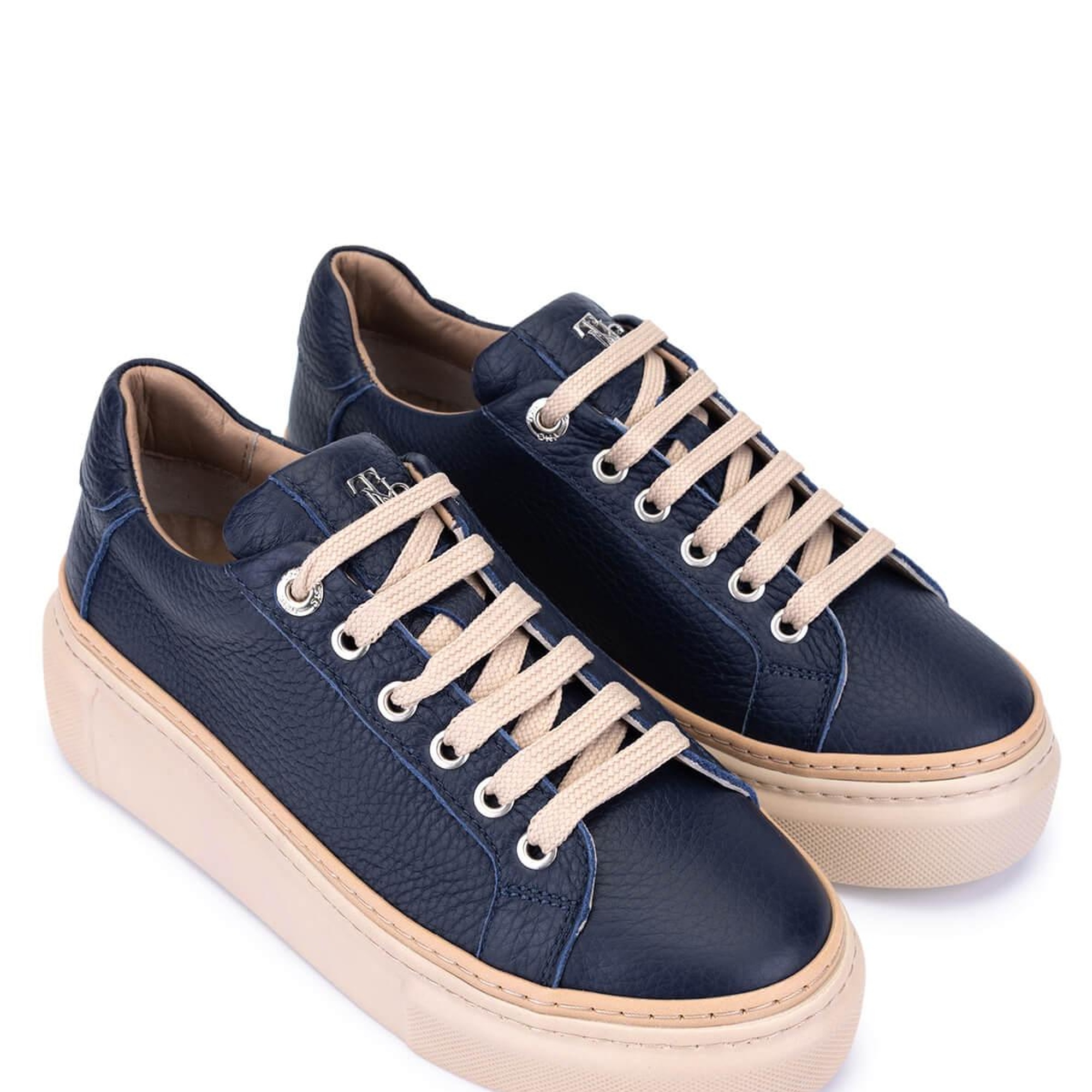 Tamer Tanca Kadın Hakiki Deri Lacivert Sneakers & Spor Ayakkabı