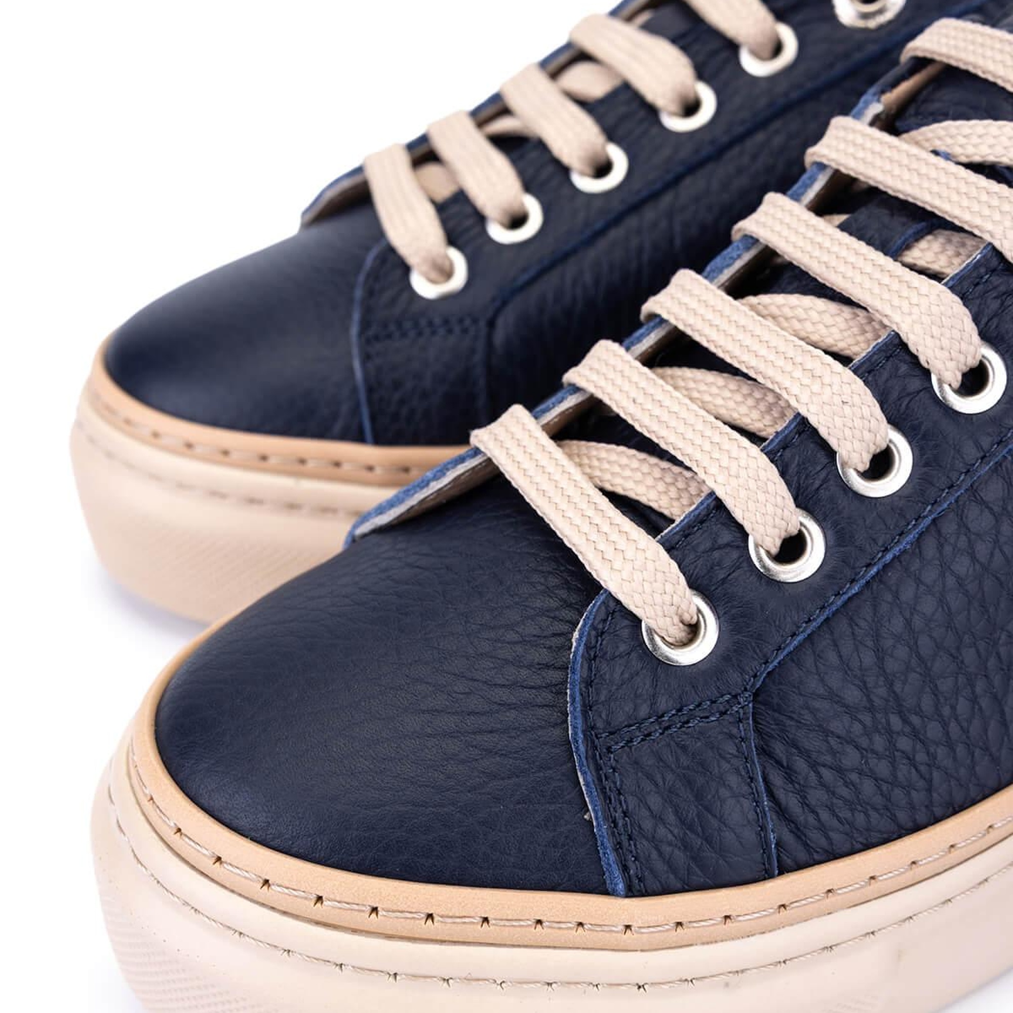 Tamer Tanca Kadın Hakiki Deri Lacivert Sneakers & Spor Ayakkabı