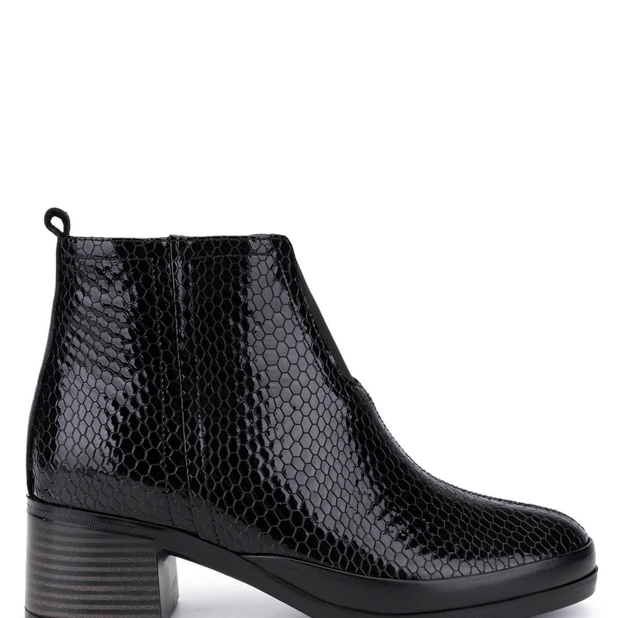 Tamer Tanca Kadın Hakiki Deri Siyah Bmb Topuklu Bot