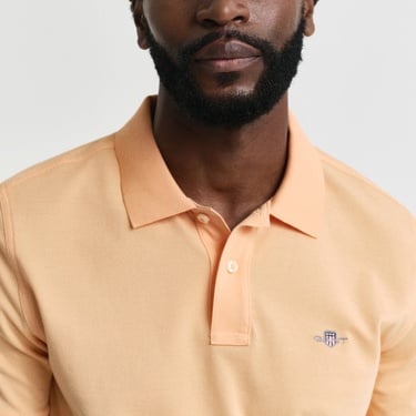  GANT Erkek Turuncu Regular Fit Polo