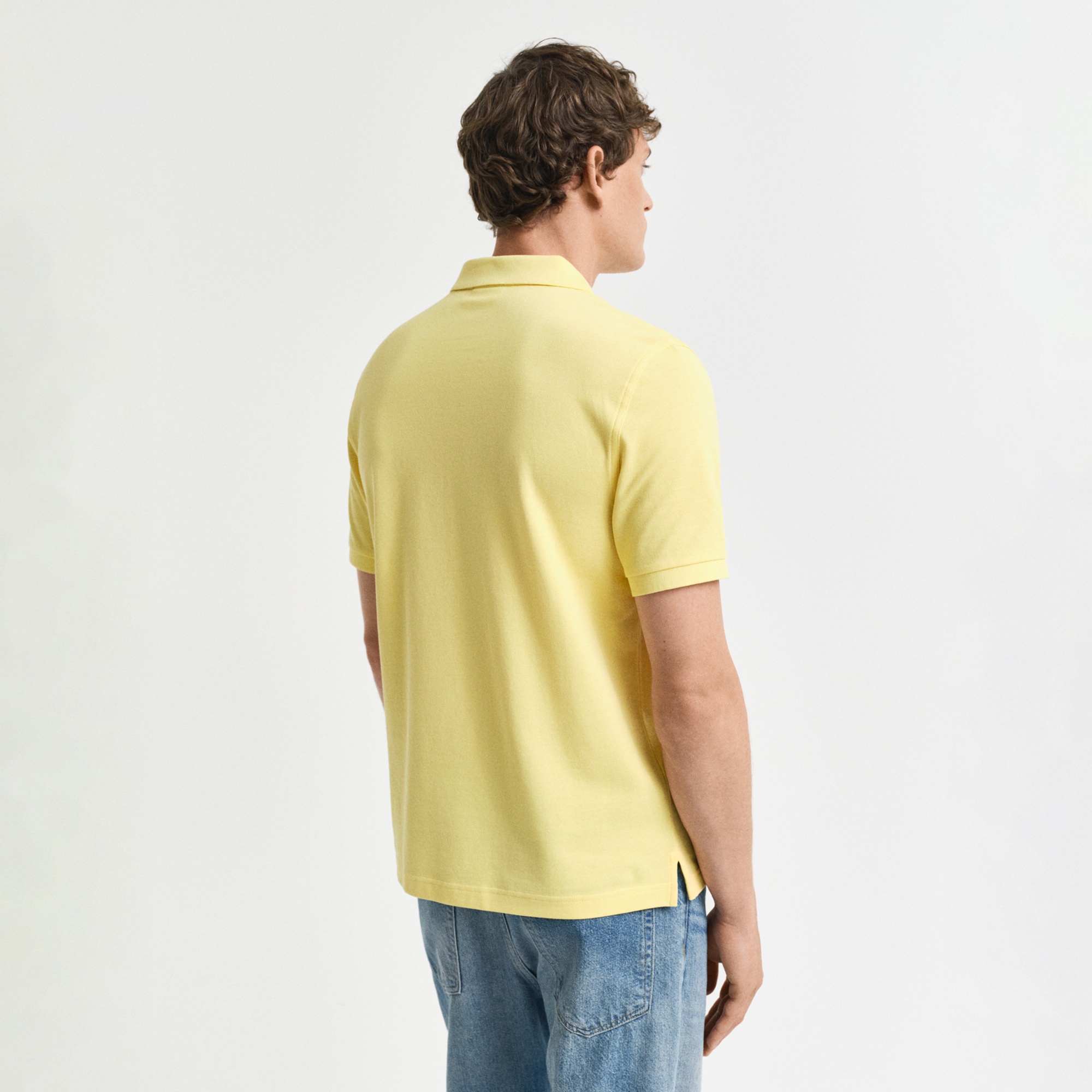 GANT Erkek Sarı Regular Fit Polo
