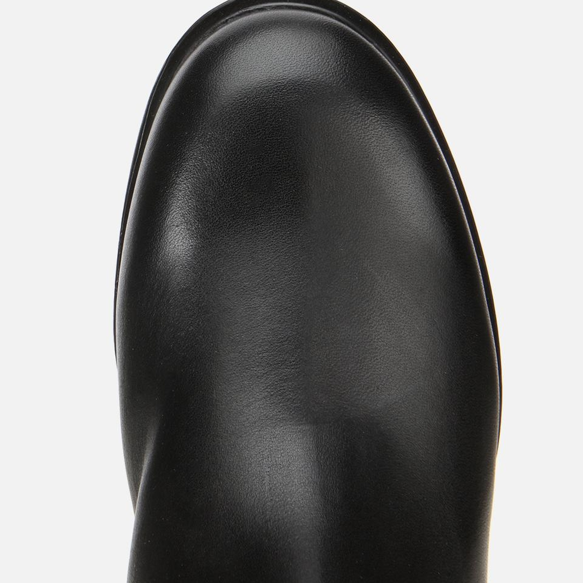 Kadın Deri Siyah Tokalı Düz Bot