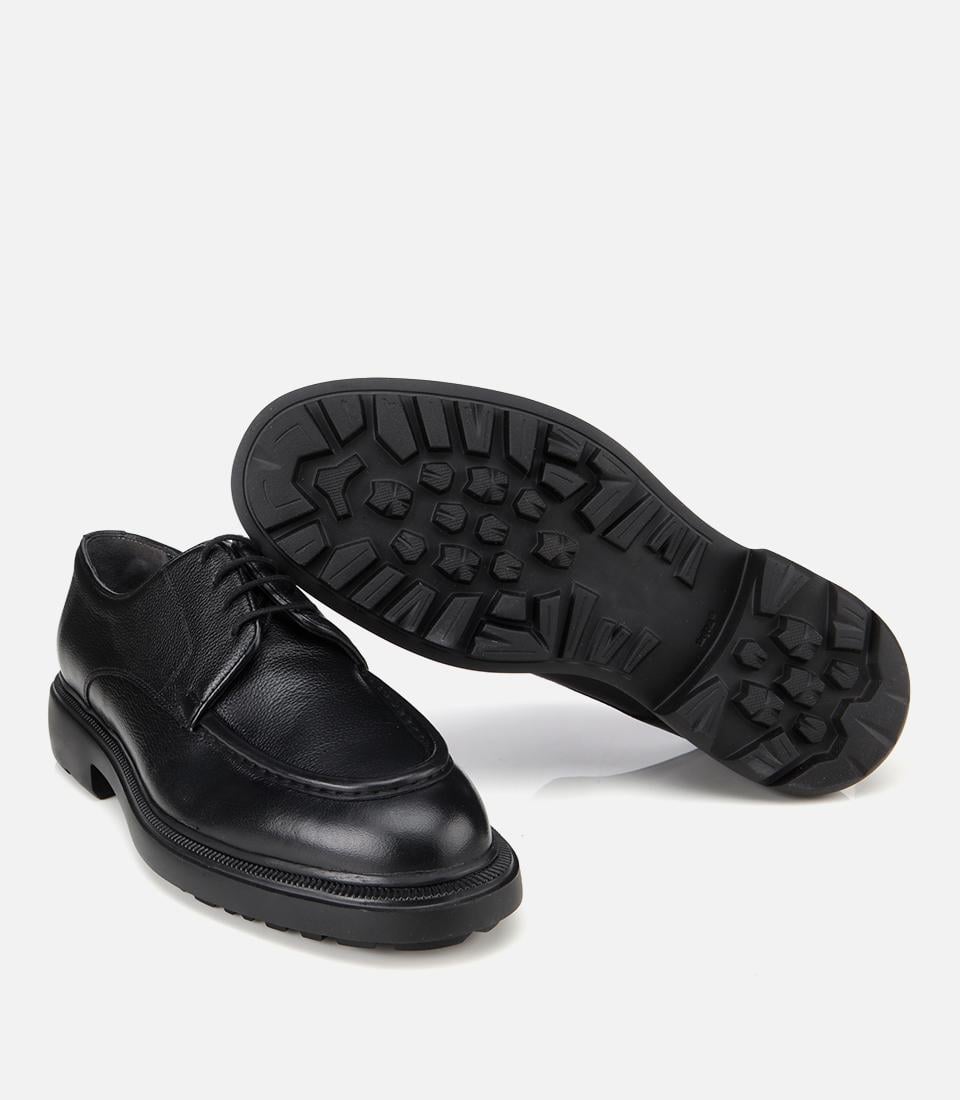 Hotiç Hotiç Siyah Erkek Deri Kahverengi Yumuşak Dokulu Klasik Ayakkabı Casual Ayakkabı | FashFed Siyah - 7. görsel