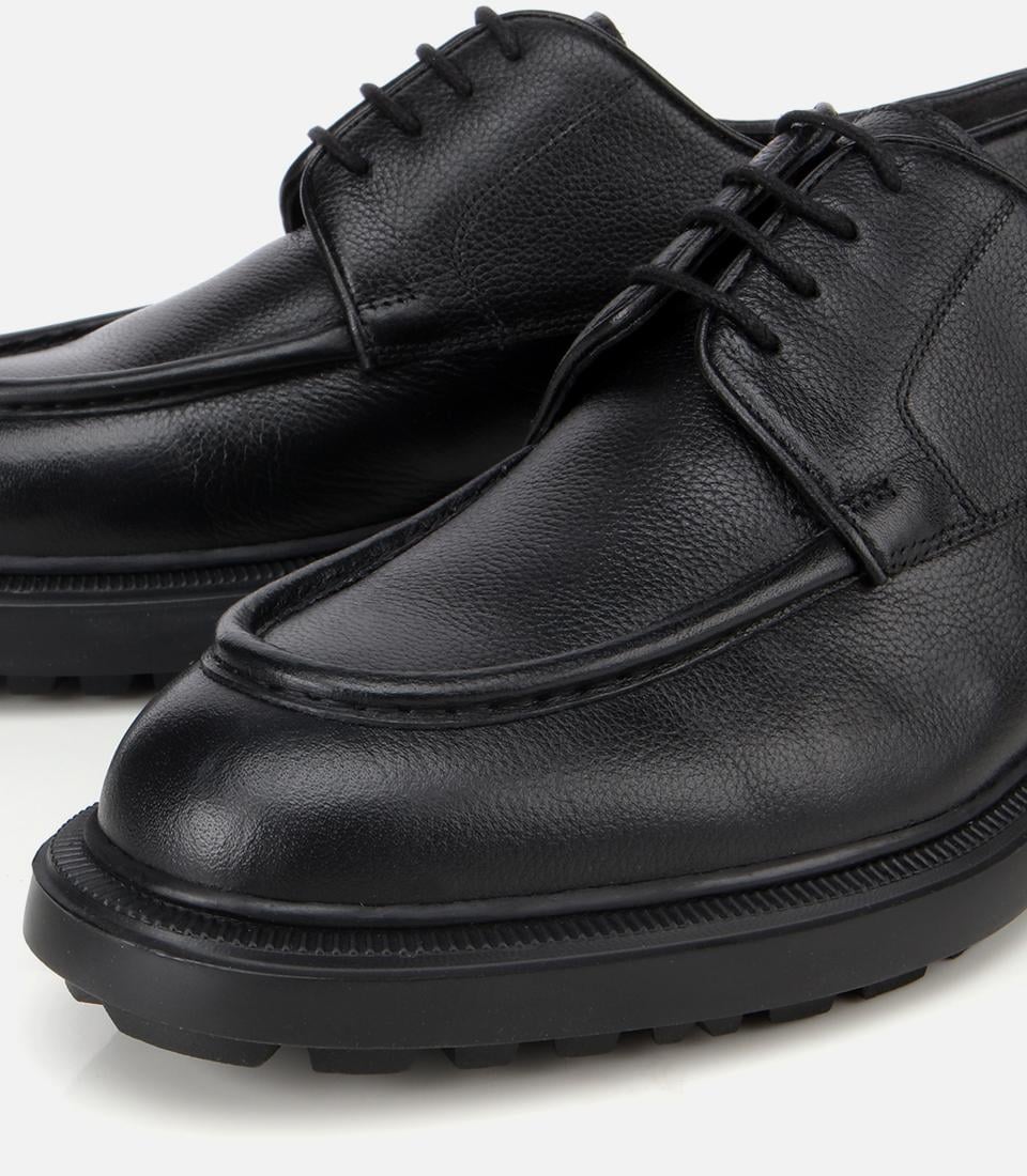 Hotiç Hotiç Siyah Erkek Deri Kahverengi Yumuşak Dokulu Klasik Ayakkabı Casual Ayakkabı | FashFed Siyah - 4. görsel