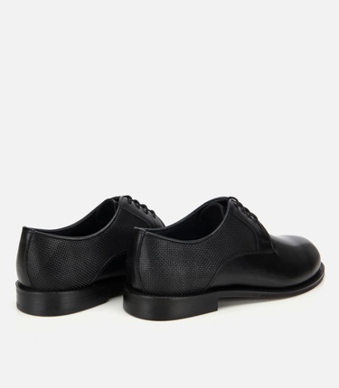  Erkek Deri Siyah Klasik Ayakkabı