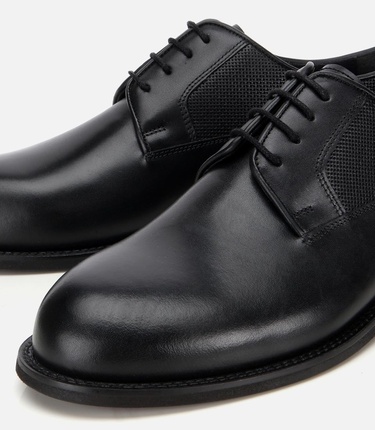  Erkek Deri Siyah Klasik Ayakkabı