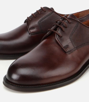  Erkek Deri Kahverengi Klasik Ayakkabı