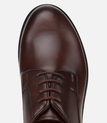  Erkek Deri Kahverengi Klasik Ayakkabı