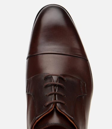  Erkek Deri Kahverengi Bağcıklı Klasik Ayakkabı