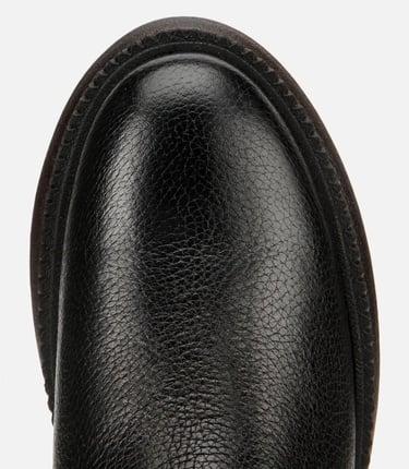  Erkek Deri Siyah Lastik Detaylı Chelsea Bot