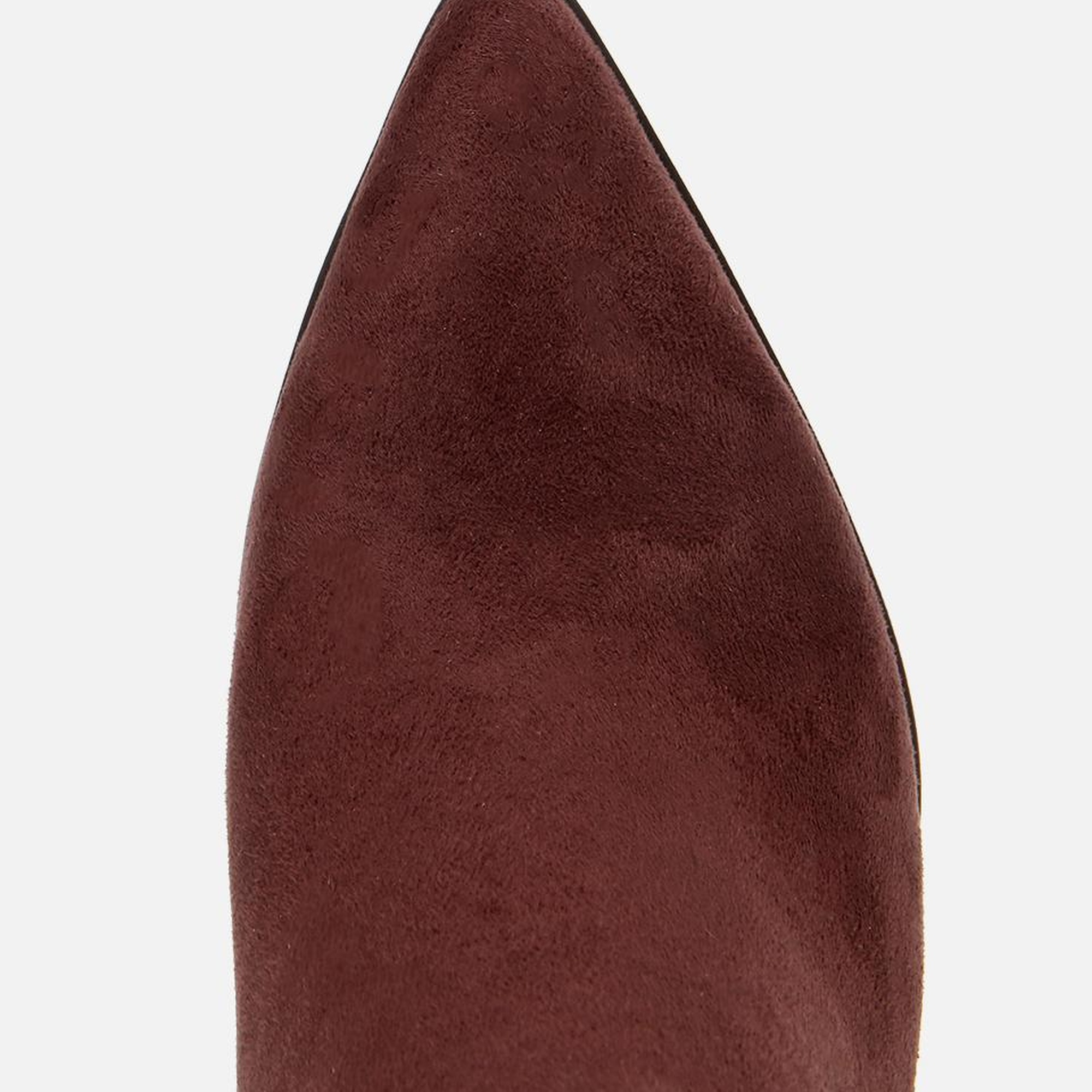 Kadın Süet Kahverengi Tokalı İnce Topuklu Bot