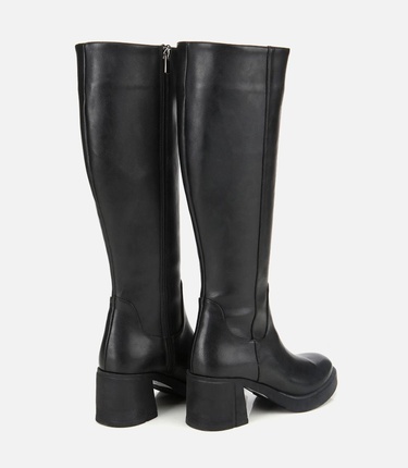  Kadın Siyah Yüksek Topuklu Çizme