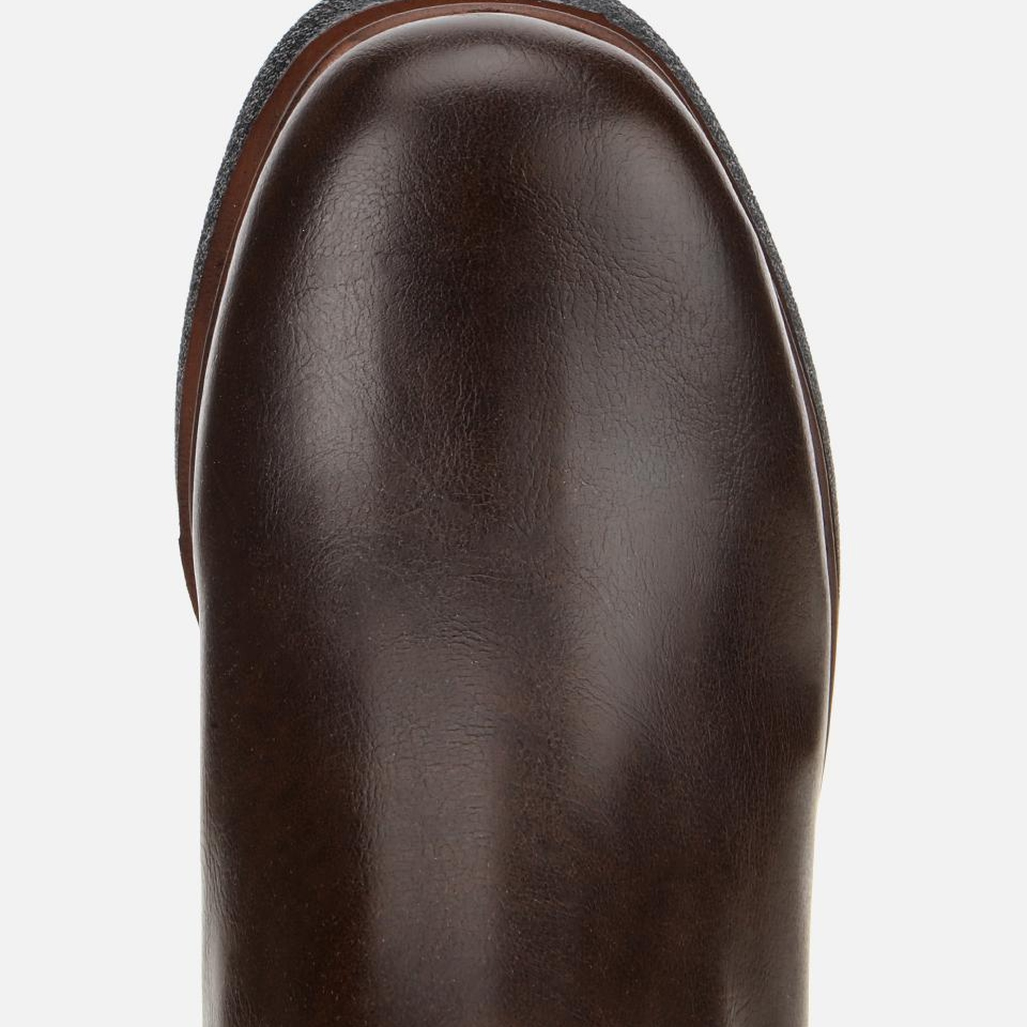 Kadın Kahverengi Lastik Detaylı Kalın Topuklu Bot