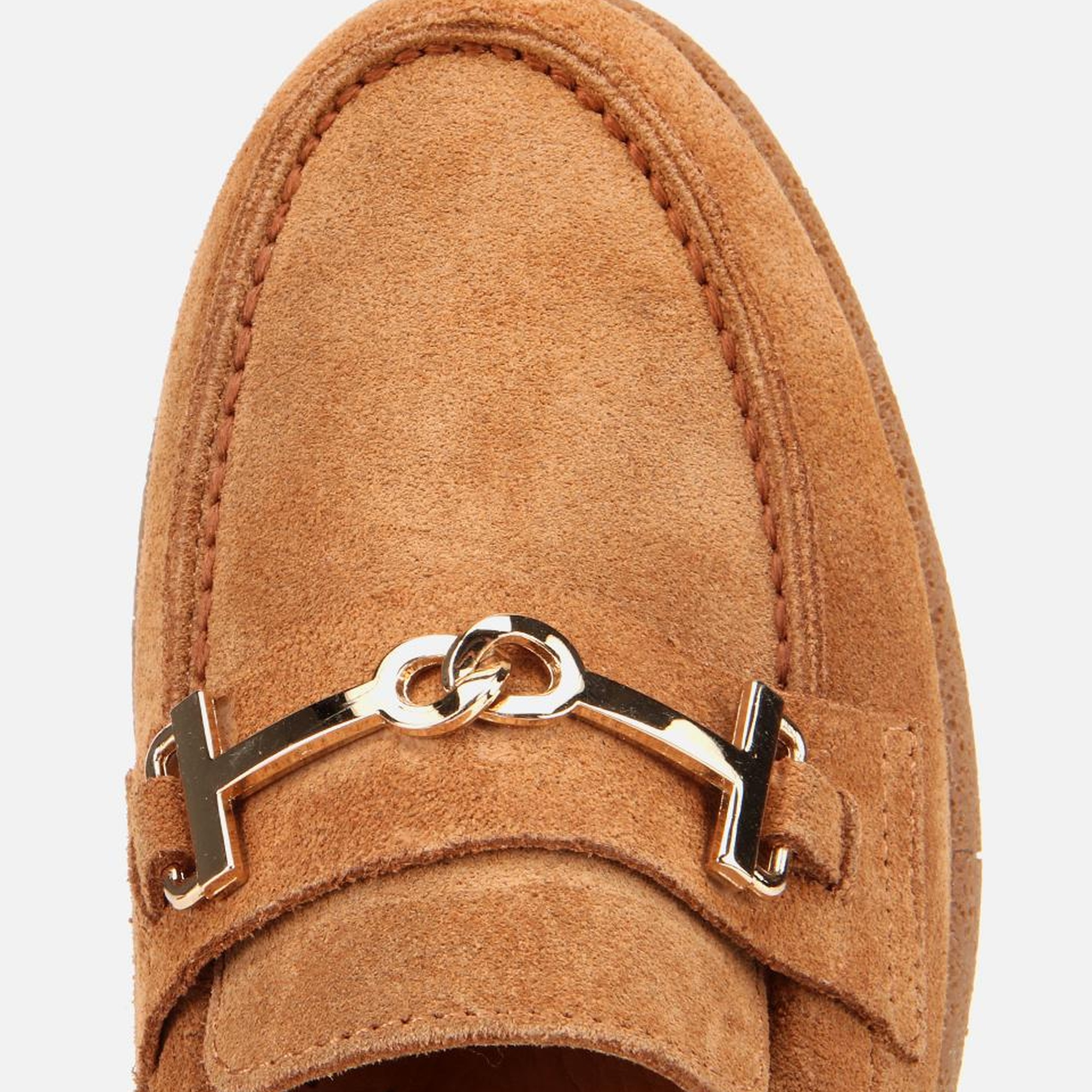 Kadın Süet Deri Taba Yumuşak Tabanlı Comfort Günlük Loafer