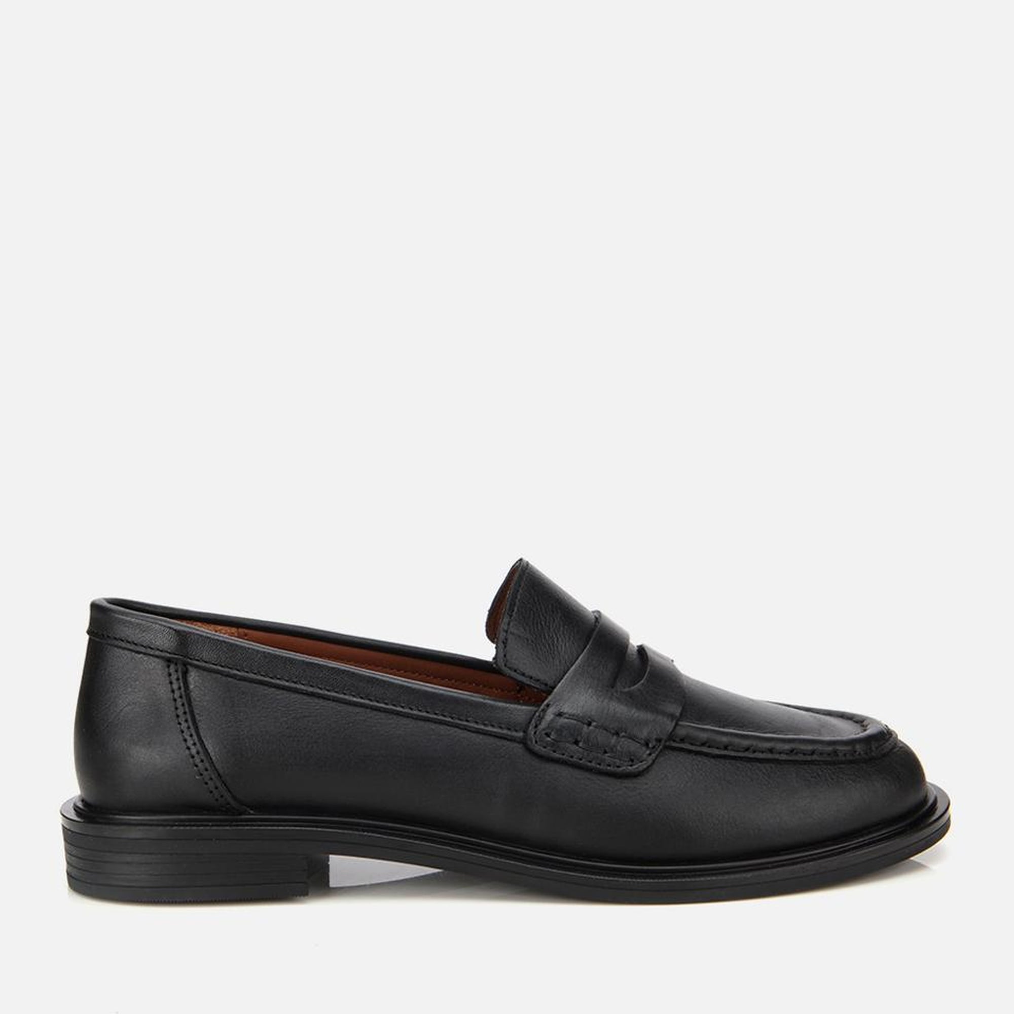 Kadın Deri Siyah Yumuşak Dokulu Klasik Loafer