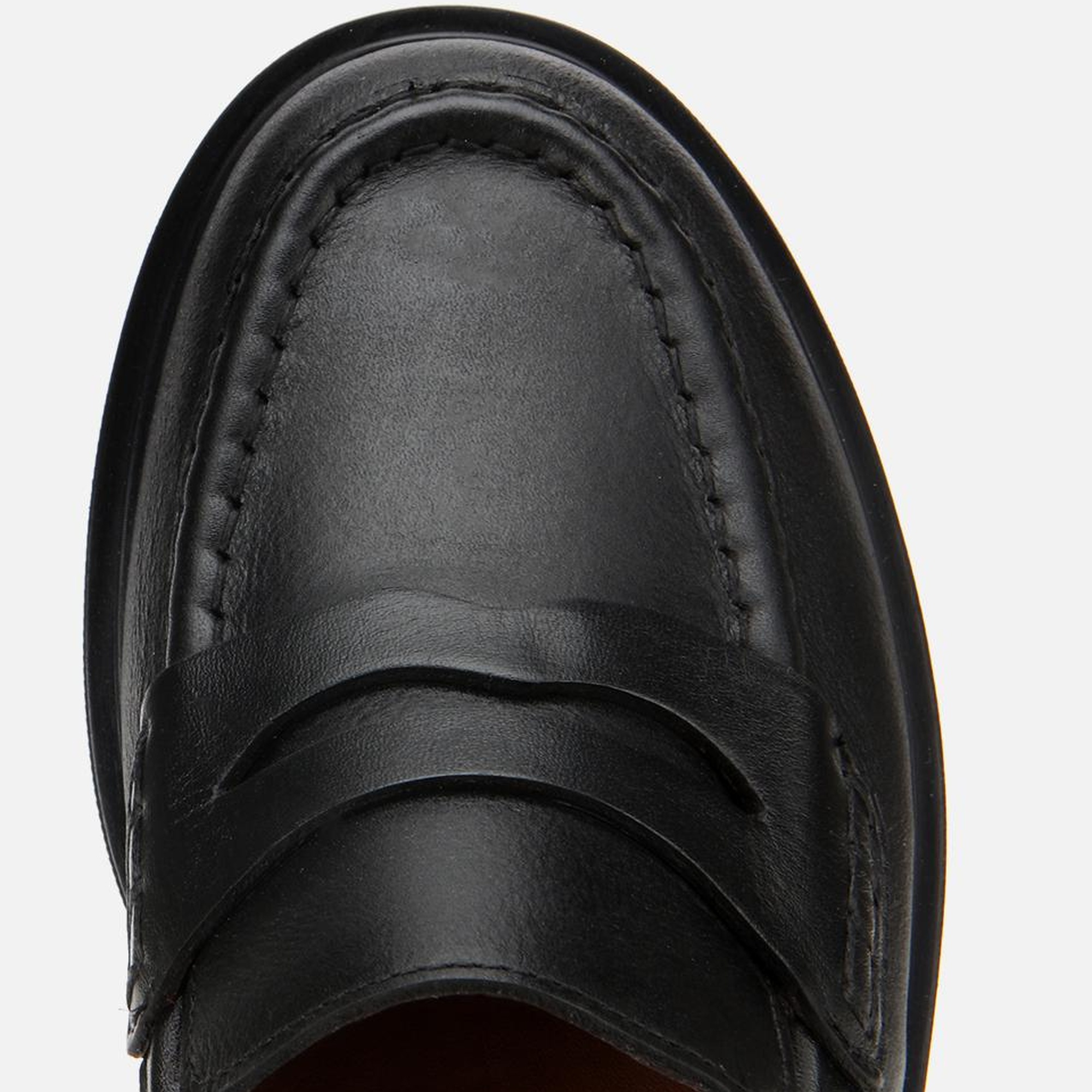 Kadın Deri Siyah Yumuşak Dokulu Klasik Loafer