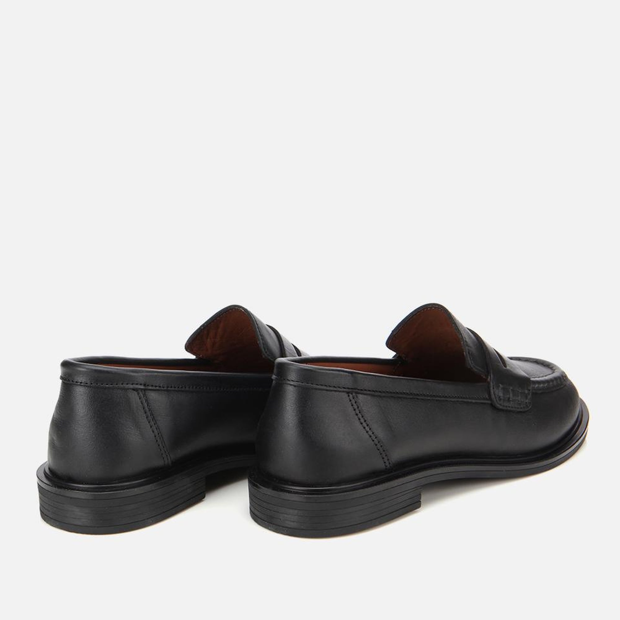 Kadın Deri Siyah Yumuşak Dokulu Klasik Loafer