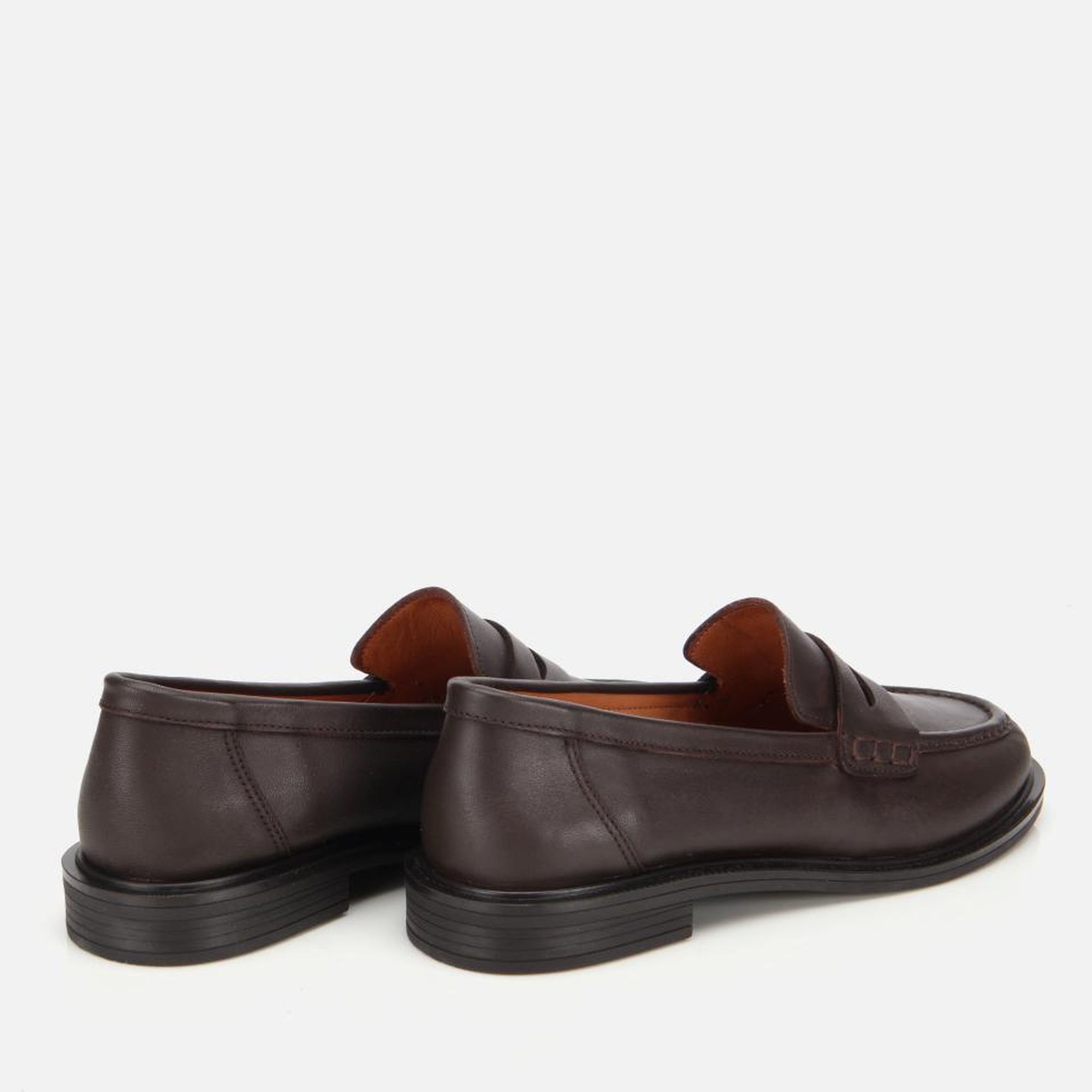 Kadın Deri Kahverengi Yumuşak Dokulu Klasik Loafer