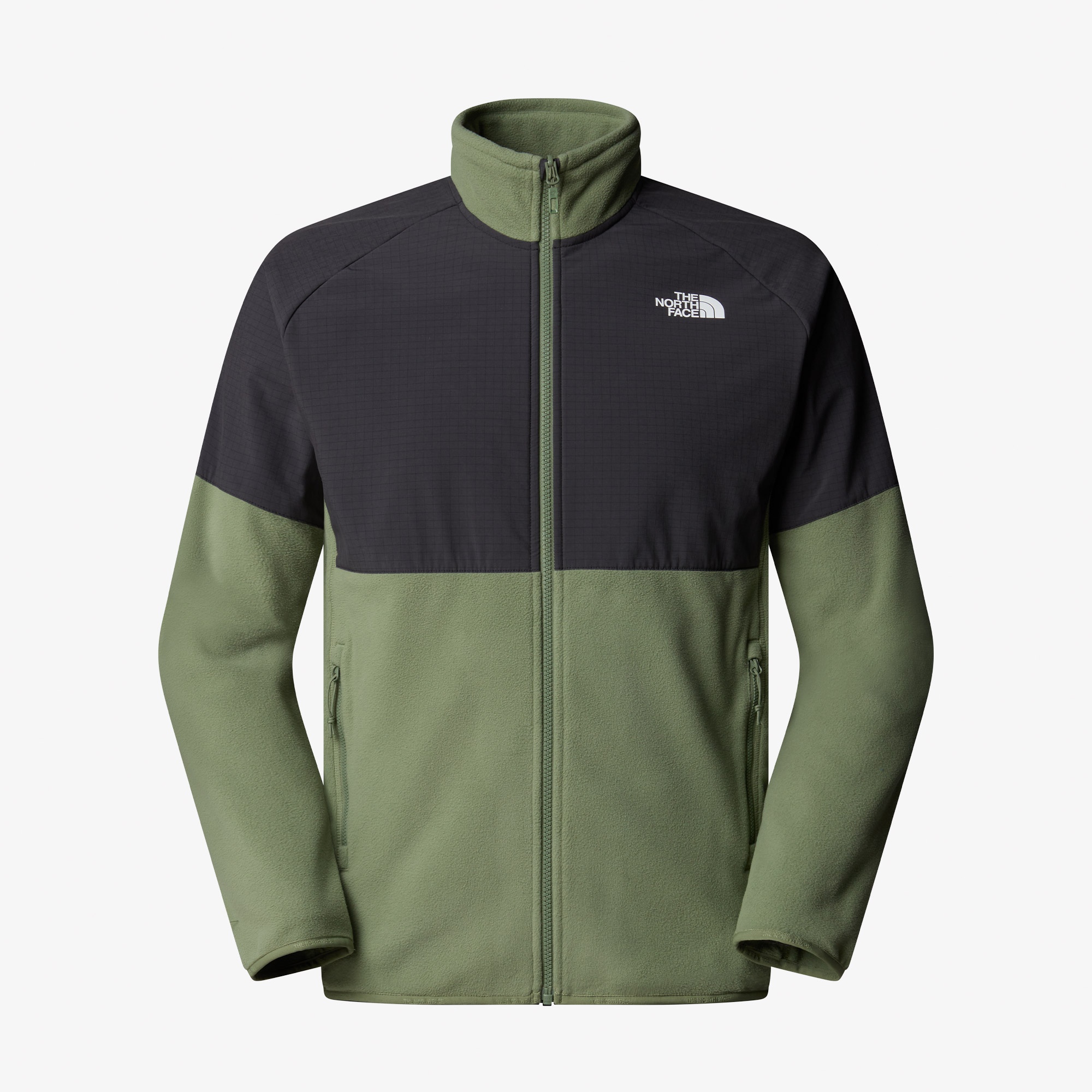 The North Face Glacier Heavyweight Full Zip Erkek Haki Outdoor Polar