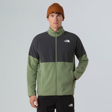  The North Face Glacier Heavyweight Full Zip Erkek Haki Outdoor Polar