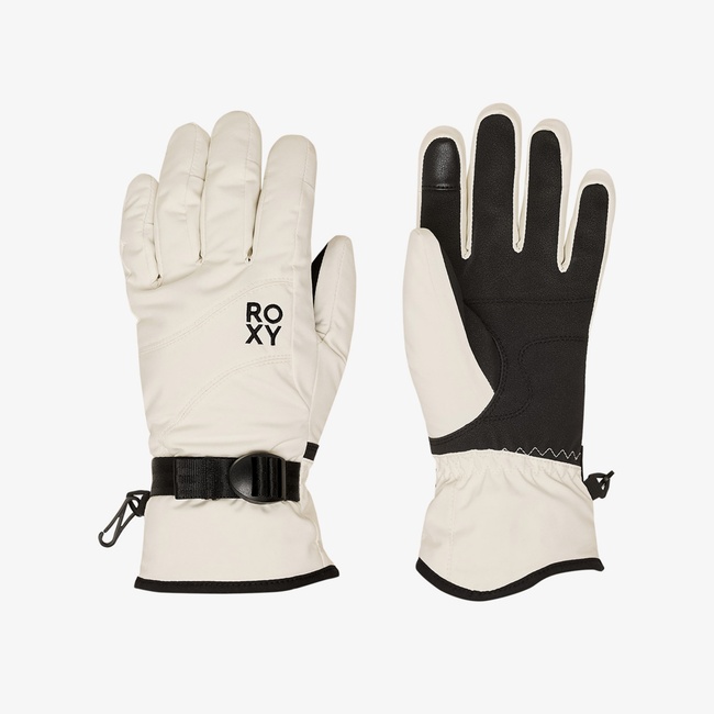  Roxy Jetty Solid Kadın Beyaz Eldiven