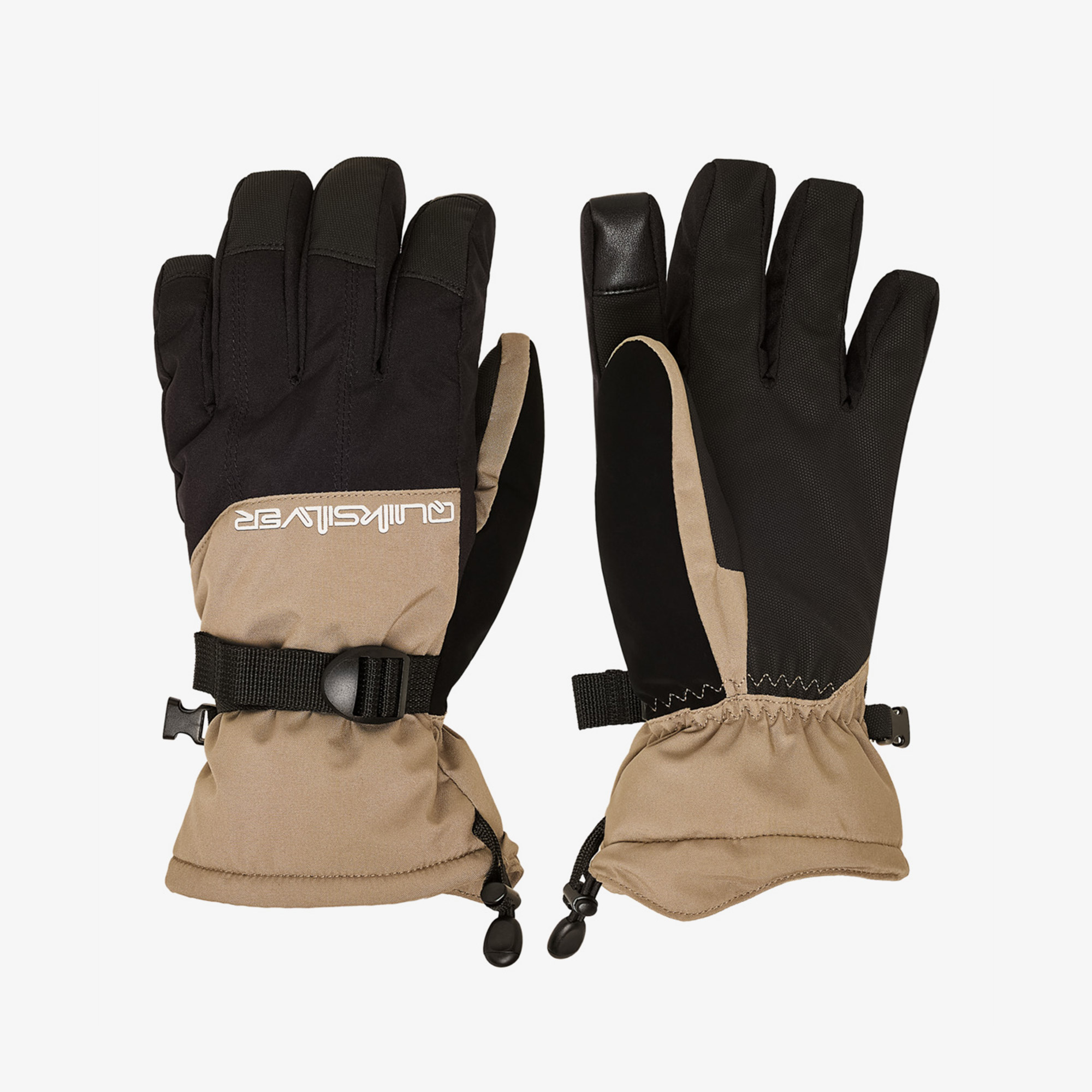  Quiksilver Mission Erkek Gri Eldiven