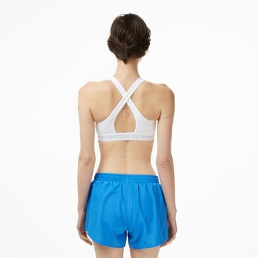  Under Armour Crossback Mid Kadın Beyaz Antrenman Bra