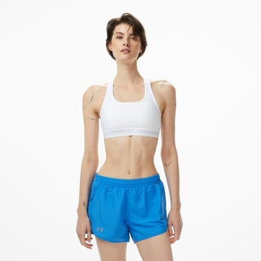  Under Armour Crossback Mid Kadın Beyaz Antrenman Bra